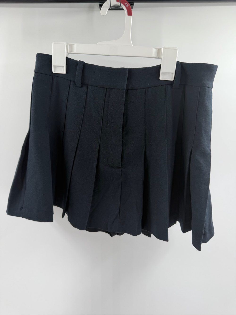 Abercrombie & Fitch Dark Navy Blue Pleated Mini Skort Small School Girl Preppy